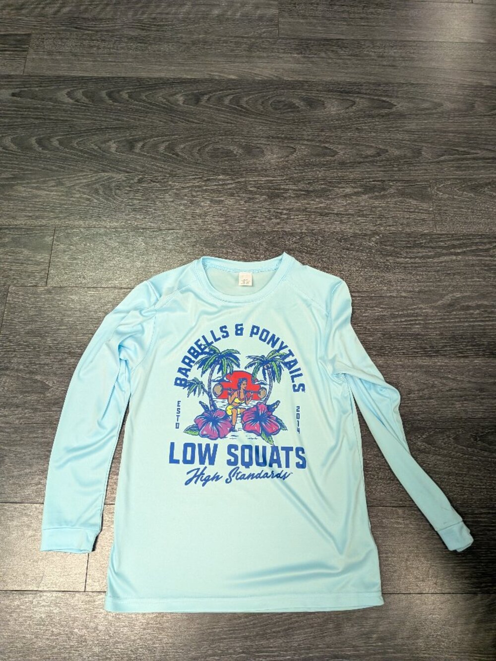 Barbells And Ponytails KIDS Rash Gaurd UPF +50 Sz M